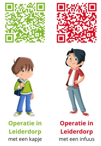QR-code kapje en infuus